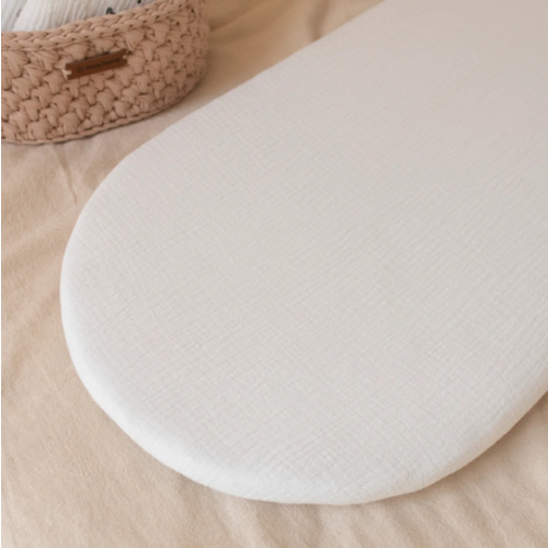 100% Muslin Cotton Fitted Sheets for Anzy Home Moses Baskets