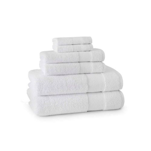 Set Of 6 Marabella Towel Latte - Cassadecor: Heavyweight Terry, Assorted Sizes