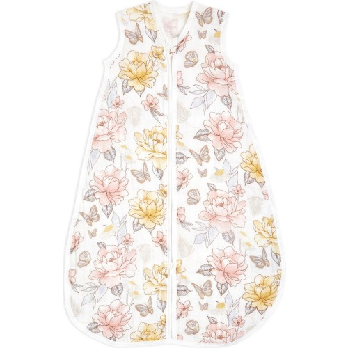 aden + anais Organic Cotton Muslin Wearable Blanket, 6-12 M, Earthly