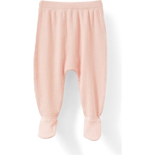 Organic Pointelle Footed Legging, 3-6M