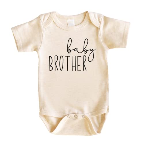 Bump and Beyond Designs Little Brother Shirt for Boys Baby Announcement