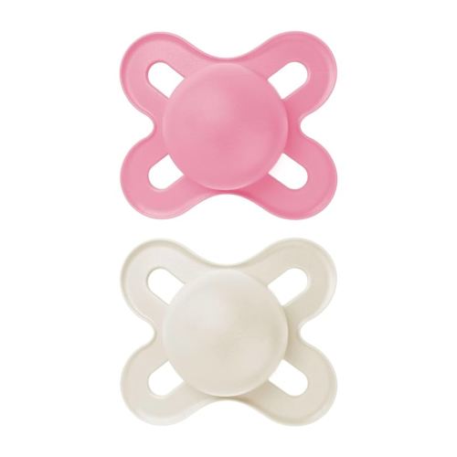 MAM Original Start Matte Baby Pacifiers, Binky for 0-3 Months, BPA-Free Silicone Nipple, Easy to Clean, Best for Newborn Babies, Developed with Medical Experts, 2 Count Binkies with Sterilizer Case