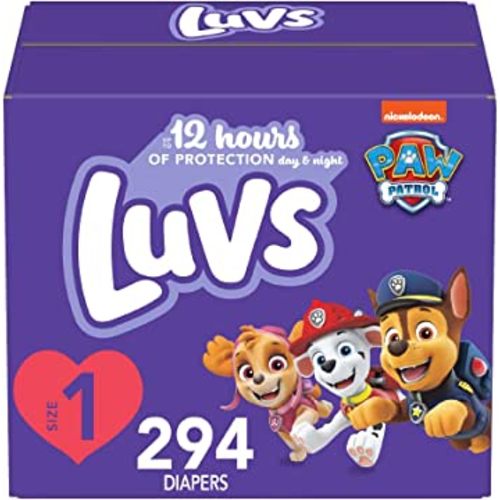 Luvs Pro Level Leak Protection Diapers Size 1 294 Count Economy Pack, Packaging May Vary