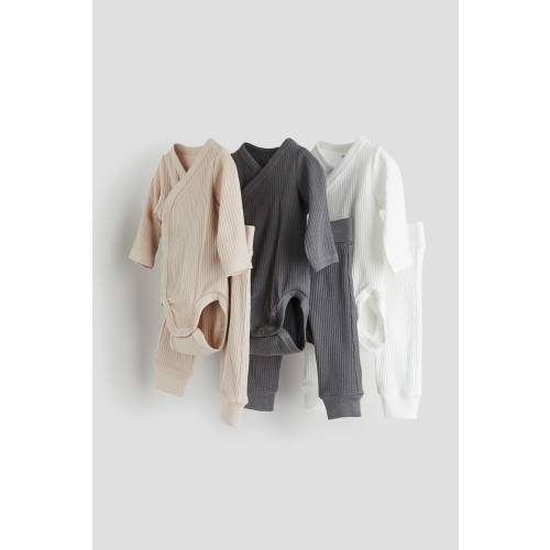 6-piece Ribbed Cotton Set