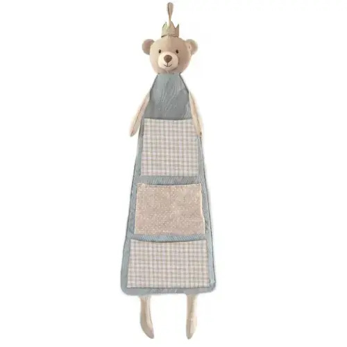 Bear Prince Fabric Hanging Organizer