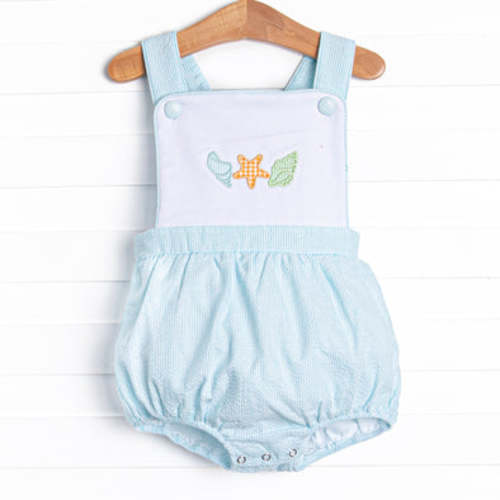 Shoreline Surprise Applique Bubble, Blue – 9M