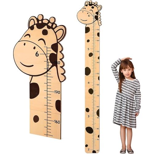 Unicorn Castle Growth Chart for Wall Kids Wood Height Measurement for Wall Height Chart for Kids Wall Decor Measuring Chart Kids Height Wall Chart, Giraffe