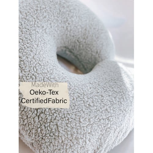 Sherpa nursing pillow cover, Oeko-Tex certified breastfeeding pillow slip cover, Teddy u-shaped pillow cover