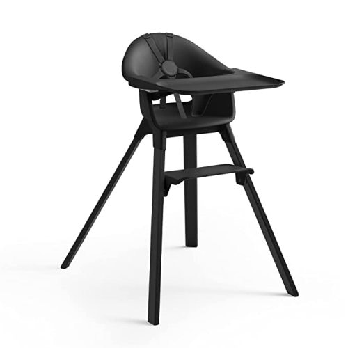 Amazon.com : Stokke Clikk High Chair, Midnight - All-in-One High Chair with Tray + Harness - Light, Durable & Travel Friendly - Ergonomic with Adjustable Features - Best for 6-36 Months or Up to 33 lbs : Baby