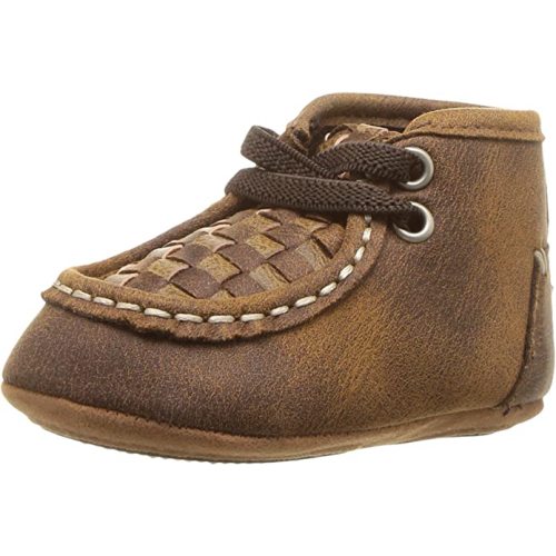 M&F Western Kid's Carson Boy's Infant/Toddler Baby Bucker Casual Shoes First Walker - Infant (0-12 Months) - Brown