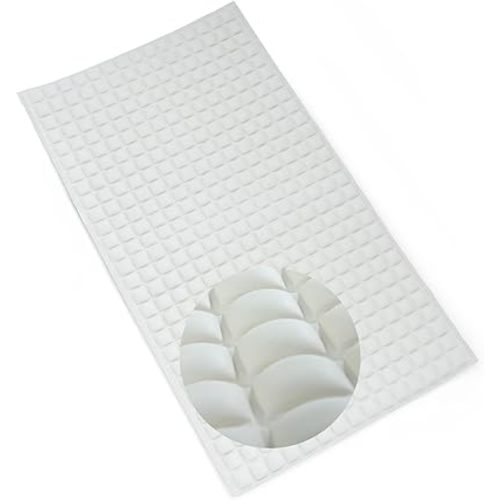 Bathtub Mat Designed for Sensitive Feet, Cloud-Like Softness with Non-Slip Grip, Cream