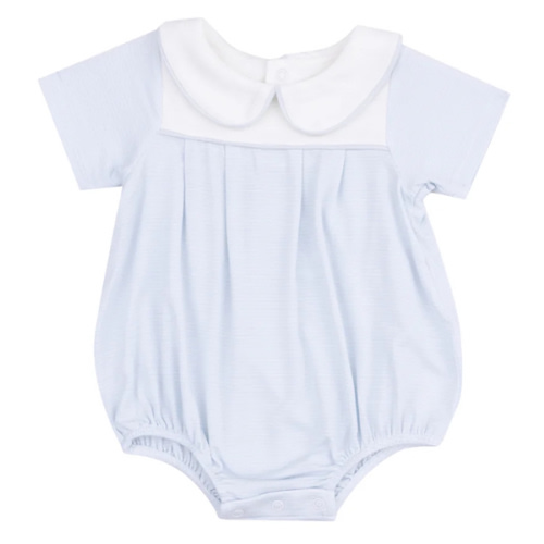 Stripe Blue Classic Pleat Bubble – Smock Candy