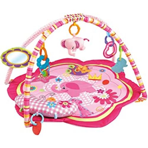 Pink Baby Acctivity Play Gyms Playmats, Elephant