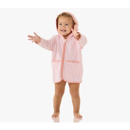 Mini Stripe Baby Beach Cover Up