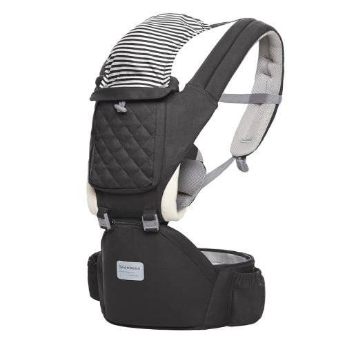 Baby Carrier 6-in-1 Newborn to Toddler, Baby Carrier with Hip Seat Lumbar Support 7-41 lbs, Baby Soft Carrier for All Seasons & Positions, Adjustable Size for Shopping Hiking Travelling