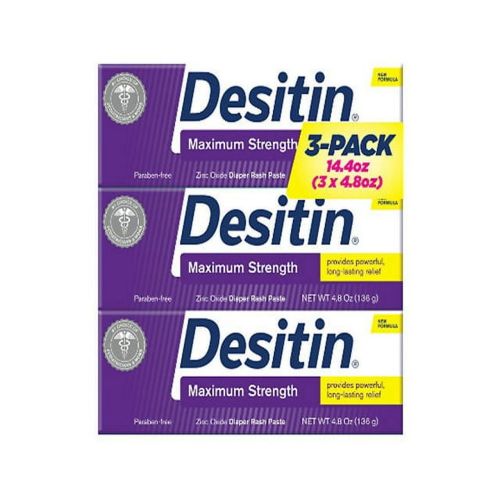 Desitin Maximum Strength Diaper Rash Paste (4.8 oz., 3 pk.)
