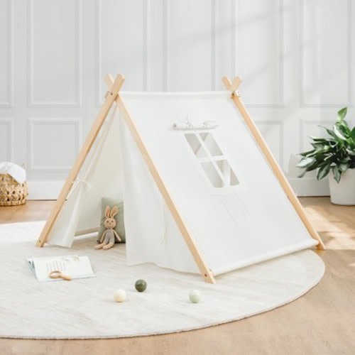 Kids Play Tent By Comfy Cubs - Natural Wood