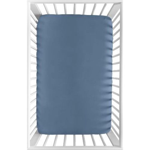 Sweet Jojo Designs Boy Baby Fitted Mini Crib Sheet Watercolor Sports Theme Blue