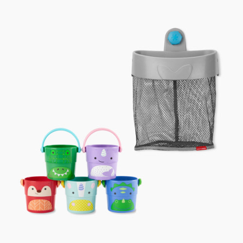 Skip Hop Bath Time Essentials Bundle - Ferguson Fox & Zoo Crew