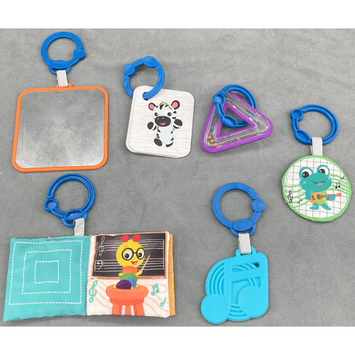 Baby Einstein Kickin Tunes Activity Mat Tummy Time Replacement Set 6 Toys Links