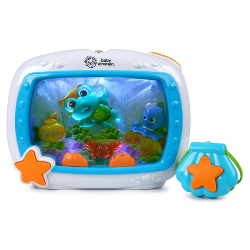 Baby Einstein Sea Dreams Soother Musical Crib Toy and Sound Machine, Newborn and up