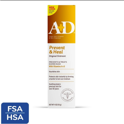 A+D Original Diaper Rash Ointment, 4oz