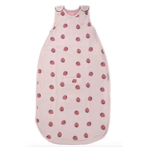 4 Season® Ultimate Baby Sleep Bag, Merino Wool & Organic Cotton, Strawberry