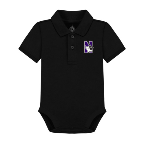 Northwestern Wildcats Polo Bodysuit | College Baby