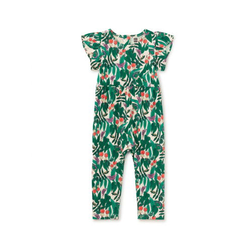 Tulip Sleeve Baby Romper | Tea Collection