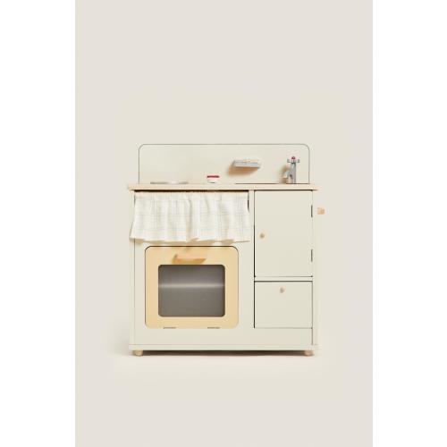 CHILDREN'S WOODEN PLAY KITCHEN