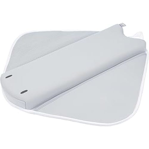 Ubbi Cushioned Elbow Rest, Non-Slip, Baby and Toddler Bath Time Must Have Accessory for Parents, Included Pockets for Bath Supplies Storage, Gray Stingray
