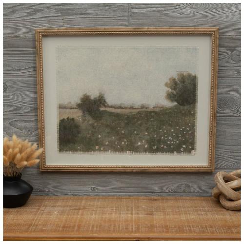 Daisy Fields Framed Wall Decor