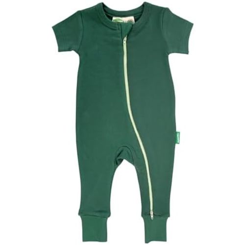 '2-Way' Zip Romper - Short Sleeve