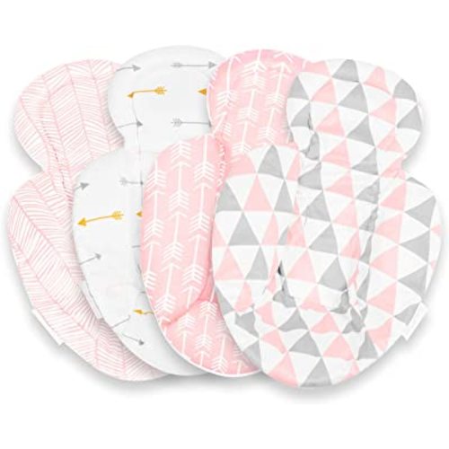 Infant Insert Compatible with 4Moms Mamaroo & Rockaroo – Car Seat Insert 2 Pack – Reversible Infant Car Seat Insert – Soft Plush Minky Car Seat Head Support Insert