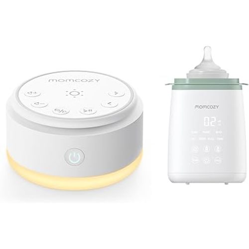 Momcozy Sound Machine for Baby-20 Soothing Sounds & Touch Warm Light &