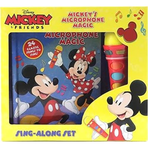 Disney Mickey & Friends: Mickey's Microphone Magic Sing-Along Sound Book Set: Sing-Along Set (Play-A-Song)