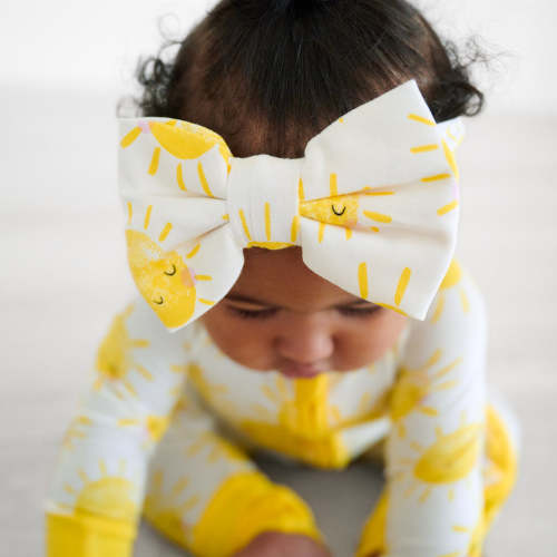 Sunshine Luxe Bow Headband – Little Sleepies