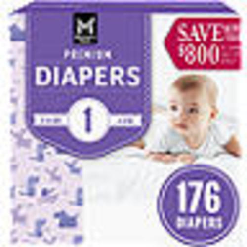 Member's Mark Premium Baby Diapers, Sizes: Newborn - 7 - Sam's Club