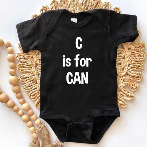 C is for Can Baby Onesie, Baby Shower Gift, Hawaii Keiki, Local Kine, Hawaii Baby, Hawaiian Baby, Local Boy, Local Girl