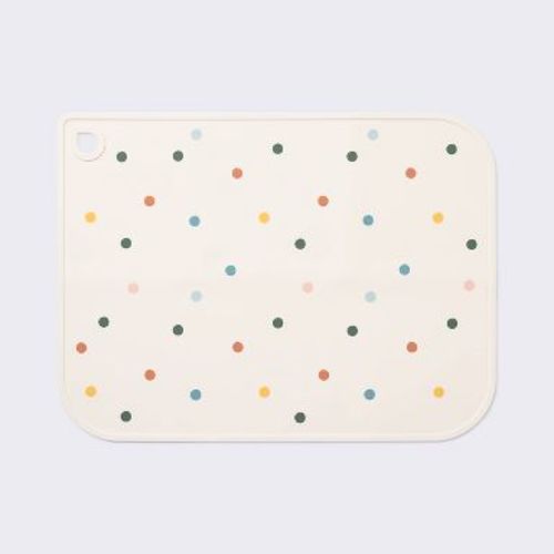 Silicone Placemat - Beige/Dots - Cloud Island™