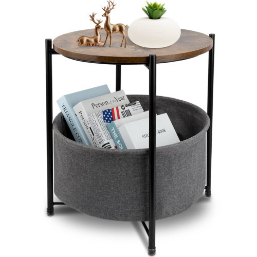 Ebern Designs Serik Iron Tray Top End Table with Storage & Reviews | Wayfair