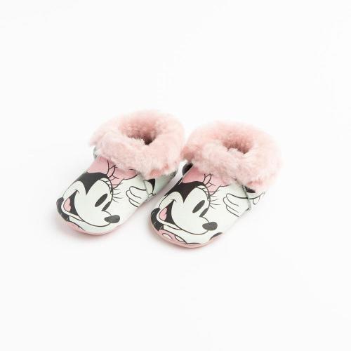 Minnie Mouse Shearling Baby Shoe