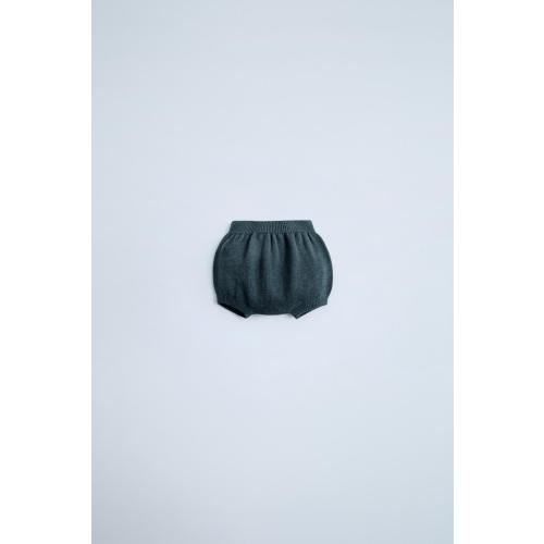 100% MERINO WOOL BLOOMERS - Petrol blue | ZARA United States