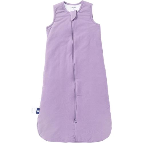 Rayon Made from Bamboo Baby Sleep Sack 0.5 Tog Ultra Soft Wearable Blanket 0-6 Months,Infant Newborn Sleeping Bag Unisex Boys Girls, 2-Way Zipper Sleep Sack Breathable Lightweight S