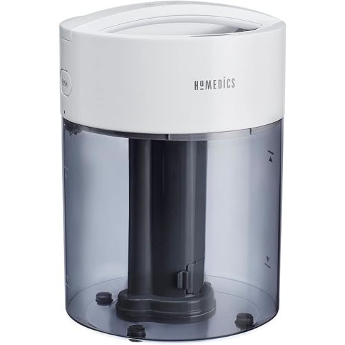 HoMedics Humidifiers for Bedroom, Home, Nursery, Office and Plants. Total Comfort UV-C Ultrasonic Humidifier, Leak Resistant Design, 0.97 Gallon Tank, 35 Hour Run Time, Quiet, Cool Mist, Night Light