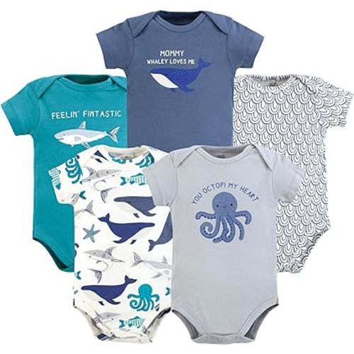 Touched by Nature Unisex Baby Organic Cotton Bodysuits