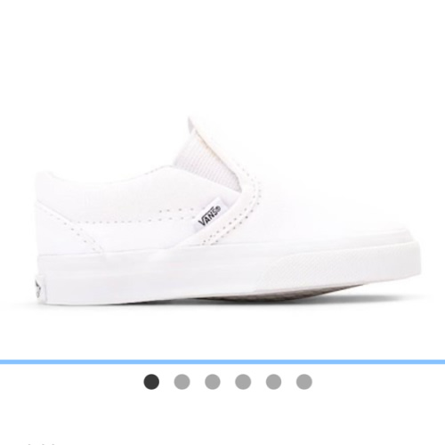 Vans Slip-On Skate Shoe - Baby / Toddler - White | Journeys