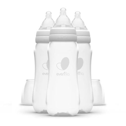 Evenflo Feeding Balance+ Bottles, Standard, 0+ Months, Slow Flow, 3 Bottles, 9 oz (270 ml)