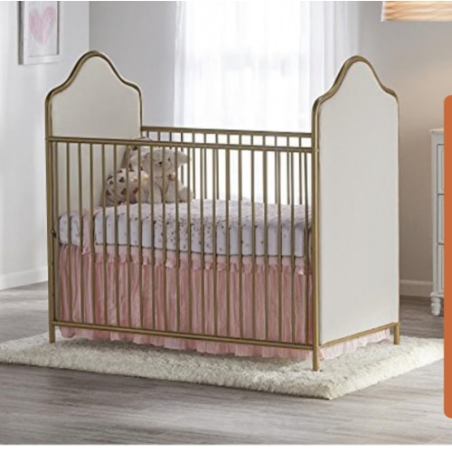 Piper Upholstered Metal Crib