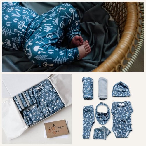 Bamboo Baby Capsule Gift Box - Forager & Slate | Little & Lively